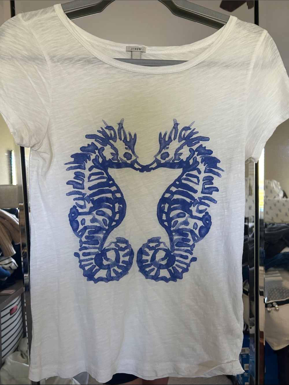 J. Crew seahorse tee XS